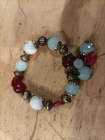 Bracelet fantaisie perles élastique