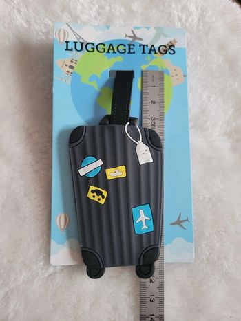 Etiquette bagage valise