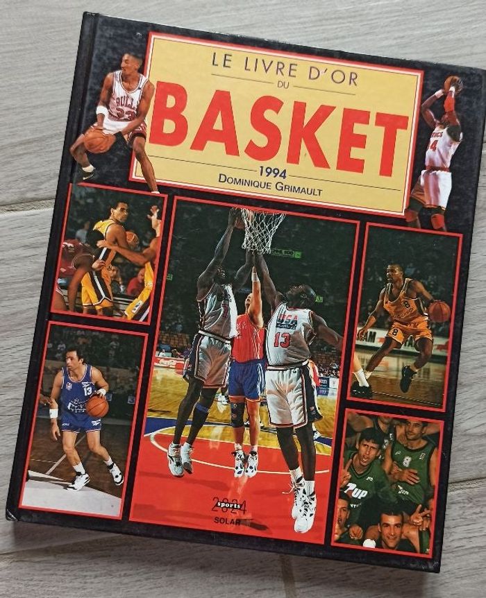 🏀 Livre le livre d'or du basket 1994 de Dominique Grimault 🏀