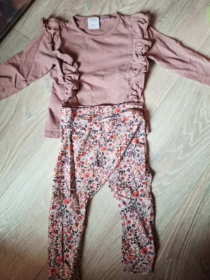 Ensemble robe fleuri - photo numéro 2