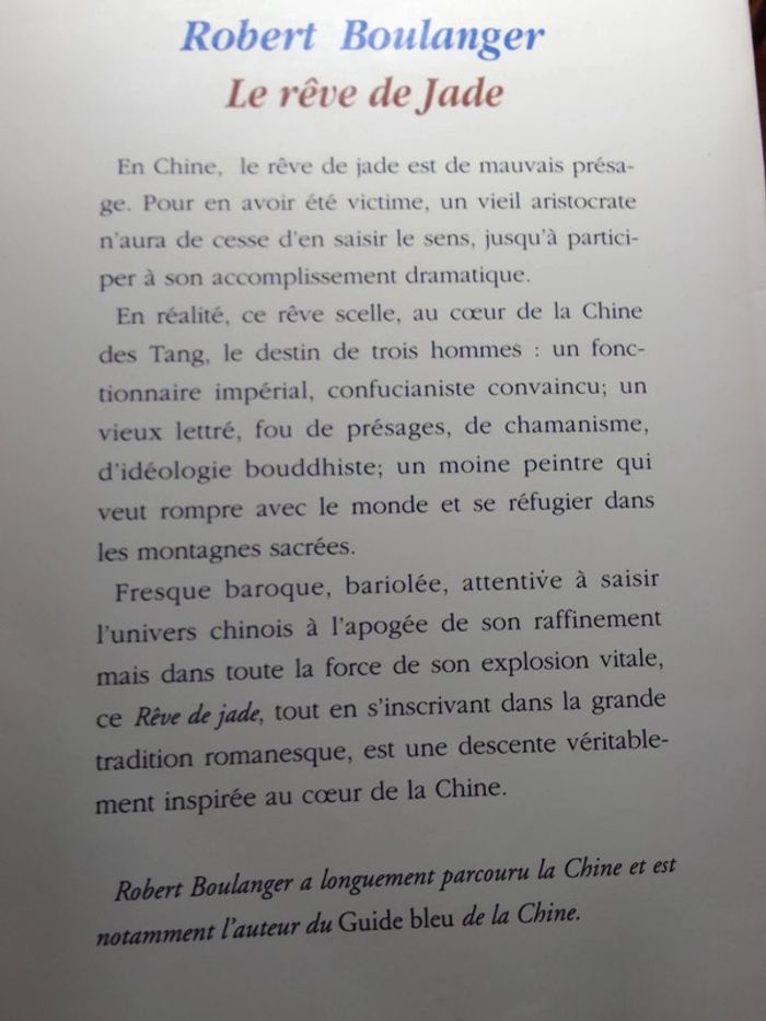 Robert Boulanger - Le rêve de Jade - photo numéro 3