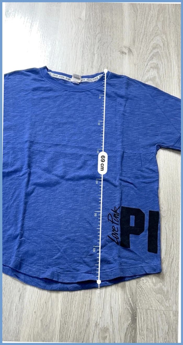 Pull Pink (Victoria’s Secret) Bleu Taille S - photo numéro 3