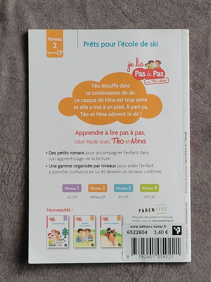 Téo et Nina CP Niveau 2 - Téo et Nina à l'école de ski - Téo et Nina prêts pour l'école de ski Marie - photo numéro 2