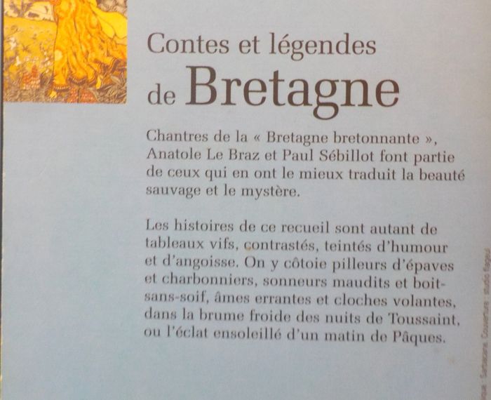 CONTES ET LEGENDES DE FRANCE et CONTES ET LEGENDES DE BRETAGNE - photo numéro 3