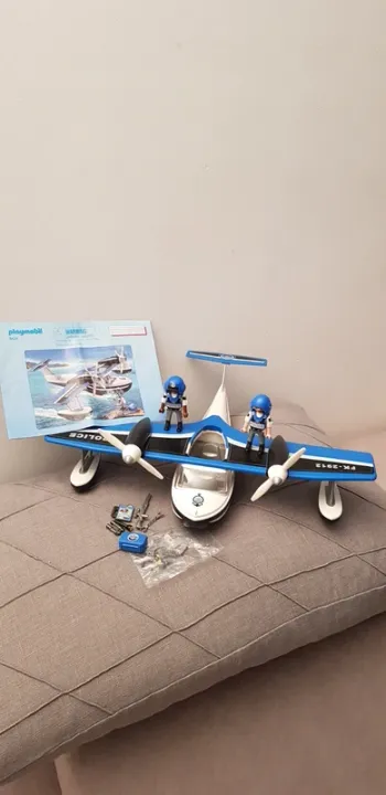 Playmobil Action 9436 - Hydravion de police - T. Dès 4 ans