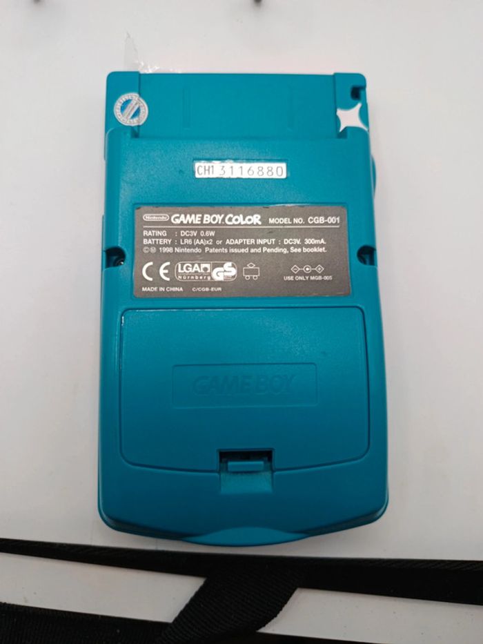 Game boy color Bleu turquoise En loose comme neuf - photo numéro 4