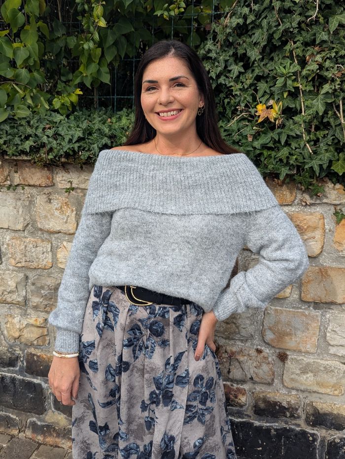 Pull Brest à revers sur épaules gris
Taille unique - photo numéro 3