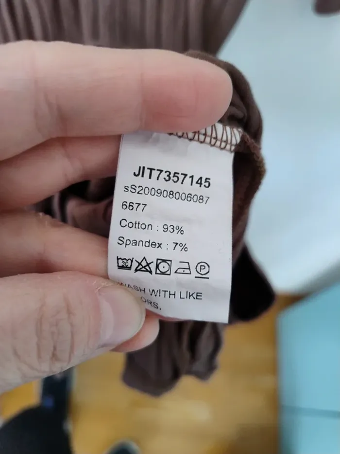Robe élastique en coton et spandex - photo numéro 4