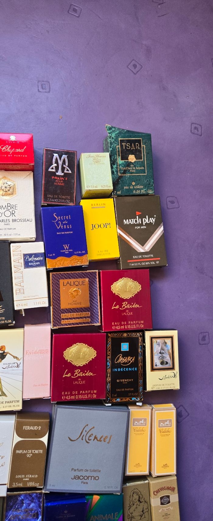 Boîtes vides miniatures de parfum 1e piece - photo numéro 5