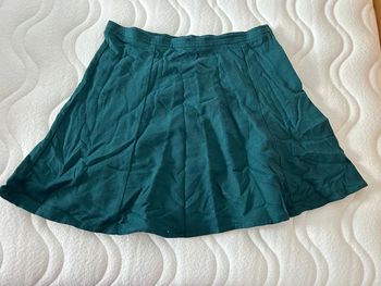 Jupe Sessun en laine vert T. 42