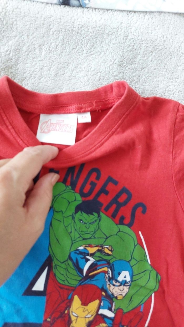 Tee shirt avengers 4 ans - photo numéro 2