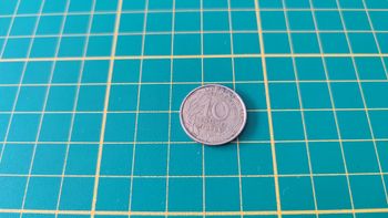 Pièce de 10 ct centimes de franc 1969 pièce de monnaie #SPDF