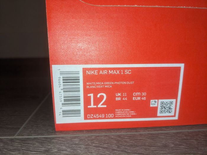 Nike Air max 1 mica green 12us 46fr avec facture - photo numéro 10