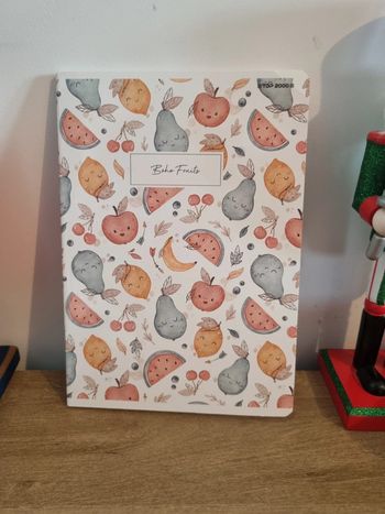 Carnet Boho fruits