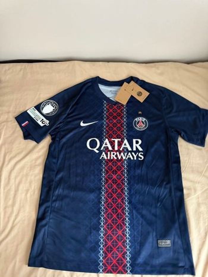 Maillot PSG 2025/2026 João Neves Badge UEFA Taille S - photo numéro 3