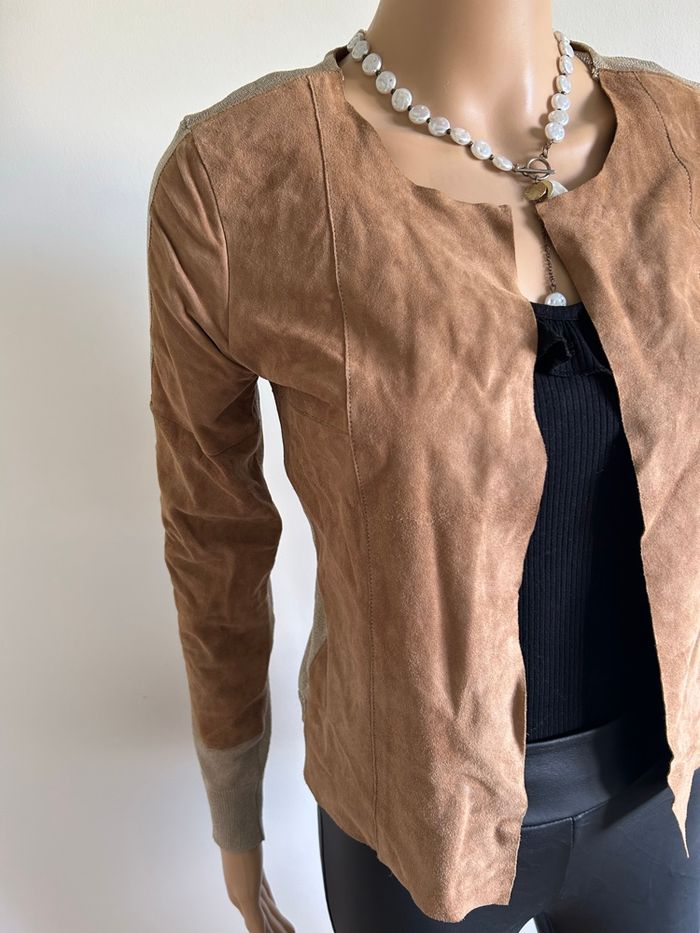 Gilet léger beige et doré River Woods taille S jamais porté - photo numéro 4