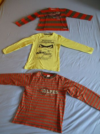 lot de 3 tee shirts garçons 8 ans