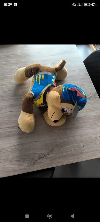 Peluche chase pat patrouille