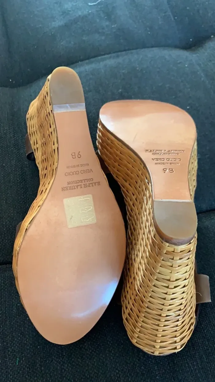 Sandale compensée Ralph Lauren - photo numéro 9