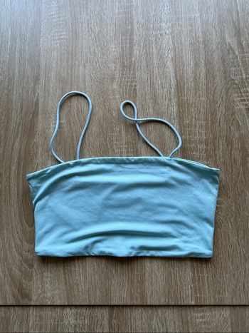 Top court crop top turquoise Shein taille 36 S
