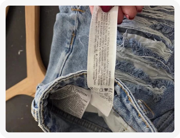 short en jean Pull & Bear bleu taille S - photo numéro 5