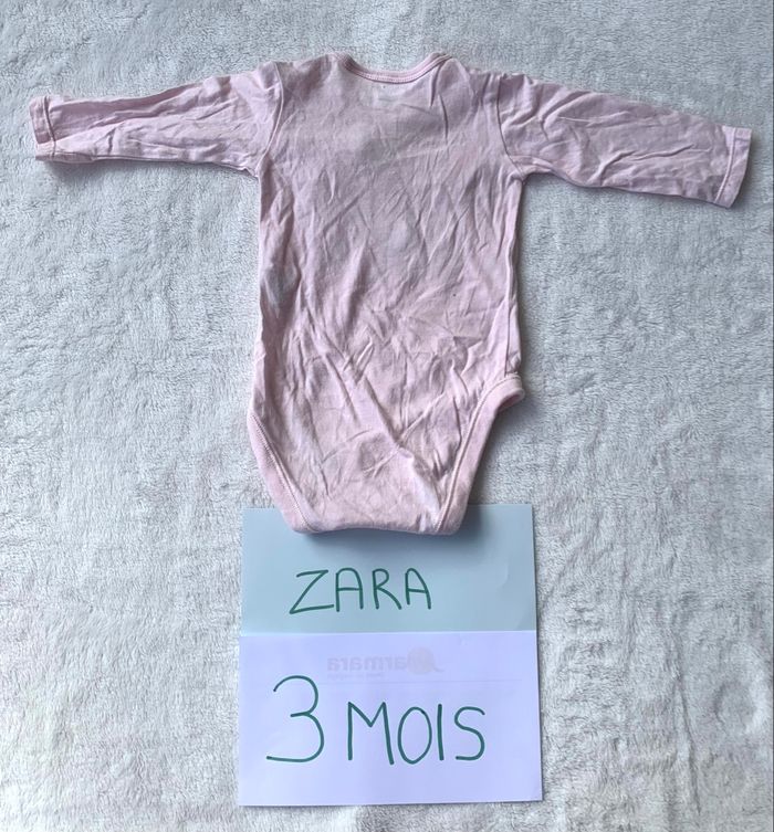 Body manches longues Zara 3 mois - photo numéro 2