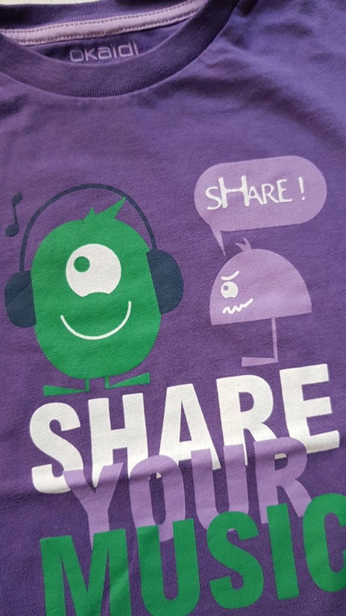 Lot de 2 tee shirts manches longues garçon 6ans okaidi neufs - photo numéro 5