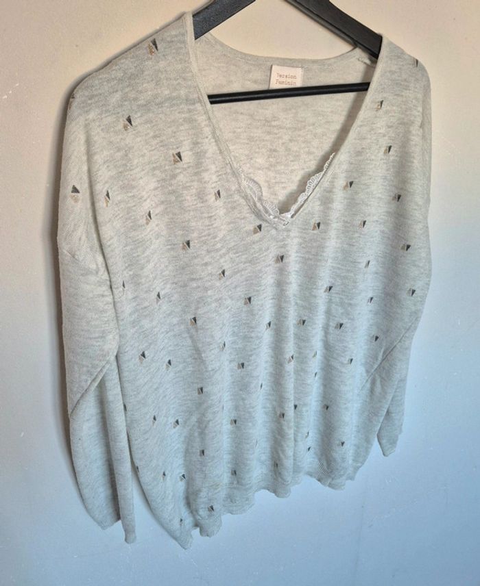 Pull fin version féminin taille xxl