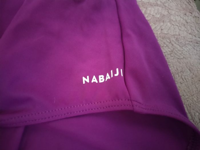 Maillot de bain piscine violet "Nabaiji" 10/11 ans neuf - photo numéro 2