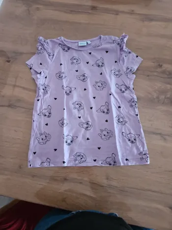 T-shirt violet fille 10 ans disney