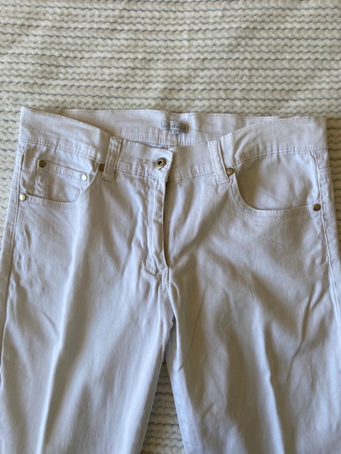 Lot de 3 pantalons coton taille basse / Taille 42 - photo numéro 9