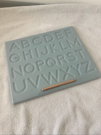 Planche d’écrit bleu