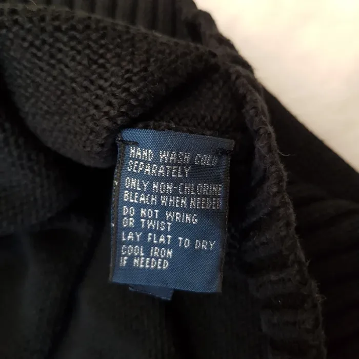 Pull Camionneur half demi zip Ralph Lauren XXL Noir - photo numéro 9