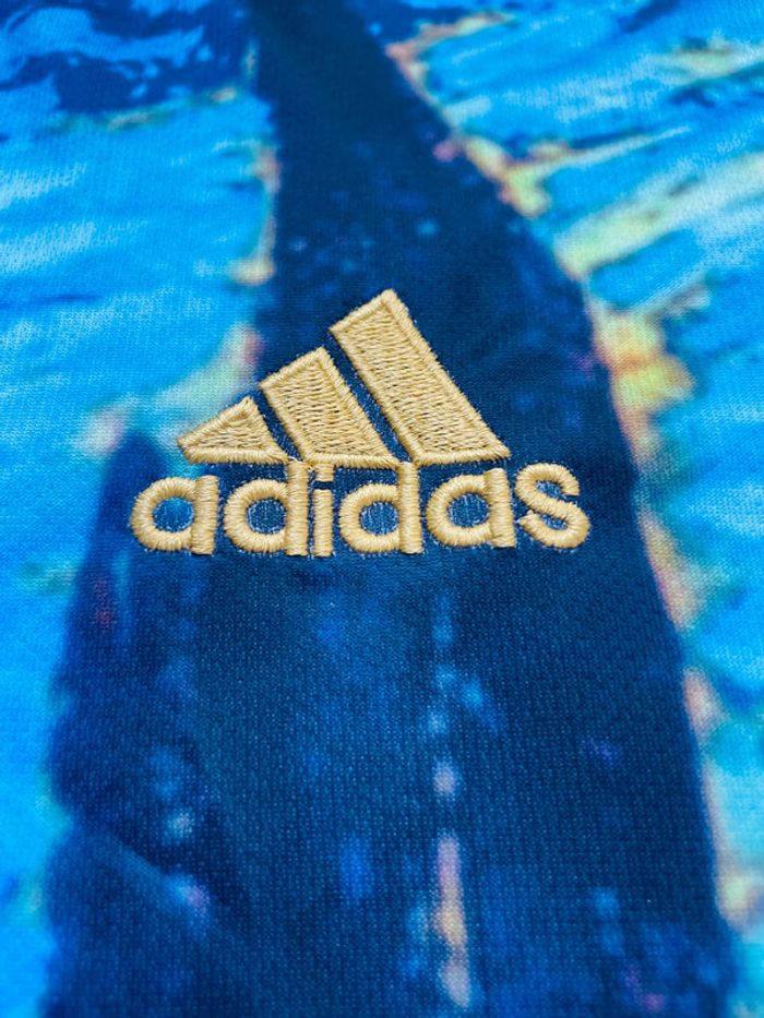 Maillot concept foot Van Gogh bleu taille S - photo numéro 5