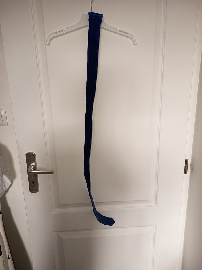 Ceinture bleue velours - photo numéro 2