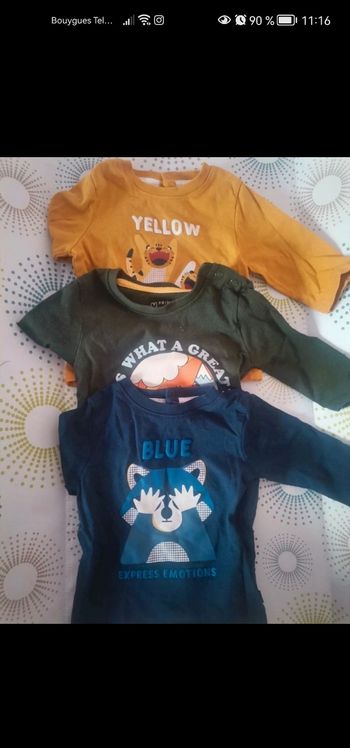 Lot de T-shirt manche longue