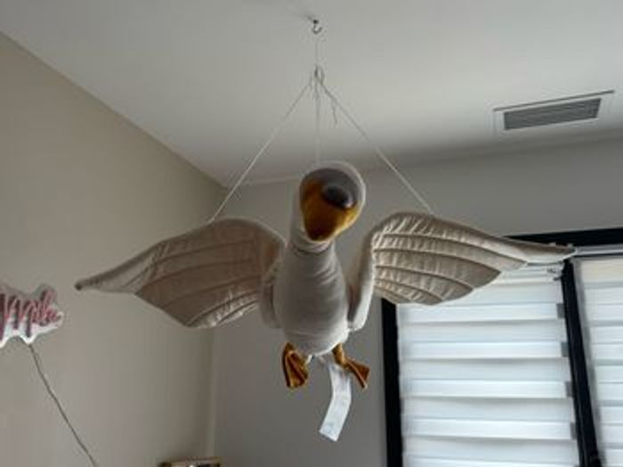 Peluche décorative cygne blanc - childhome suspension - photo numéro 4