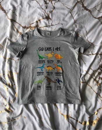 T shirt shein 6 ans dinosaure