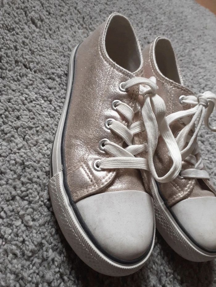 Basket toile brillant 🩶 - photo numéro 4