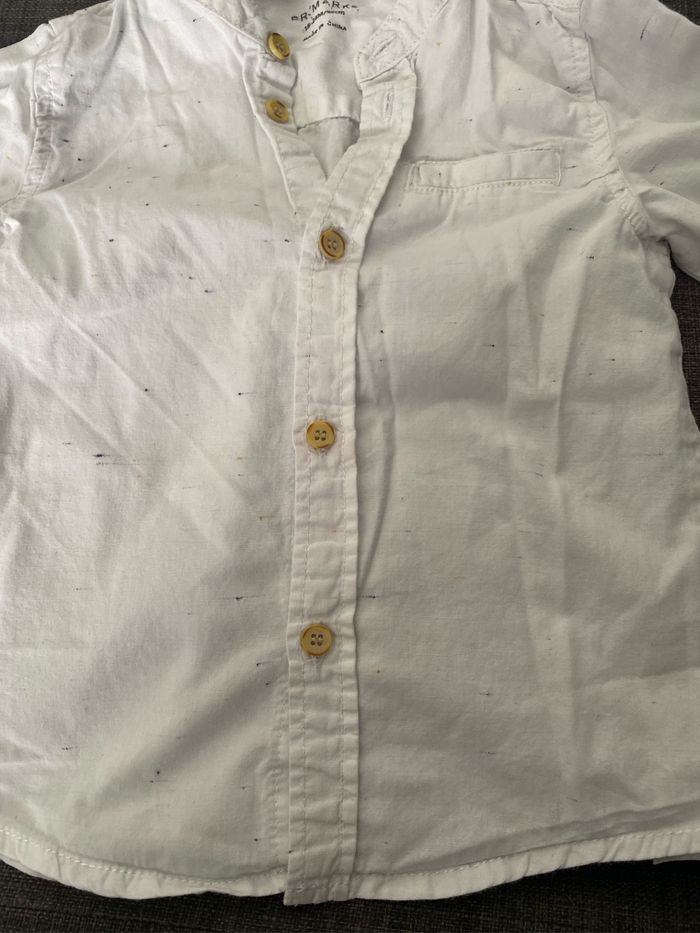 Chemise blanche 18-24 mois - photo numéro 2