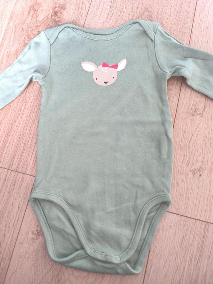 Lot de 10 bodies manches longues fille + 3 offerts : FPC / Absorba / DPAM etc - 24 mois 86 cm - photo numéro 8