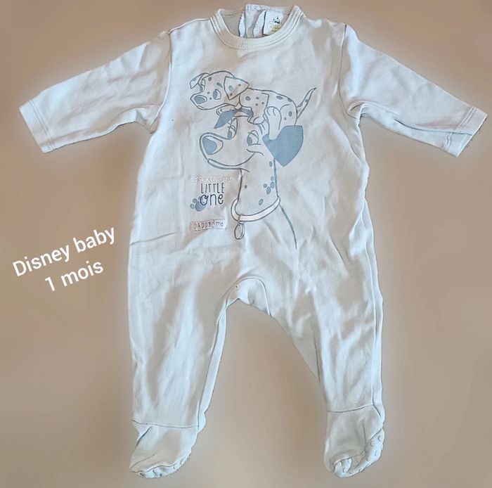2 pyjamas/ dors biens/ grenouillères Disney baby 0 mois