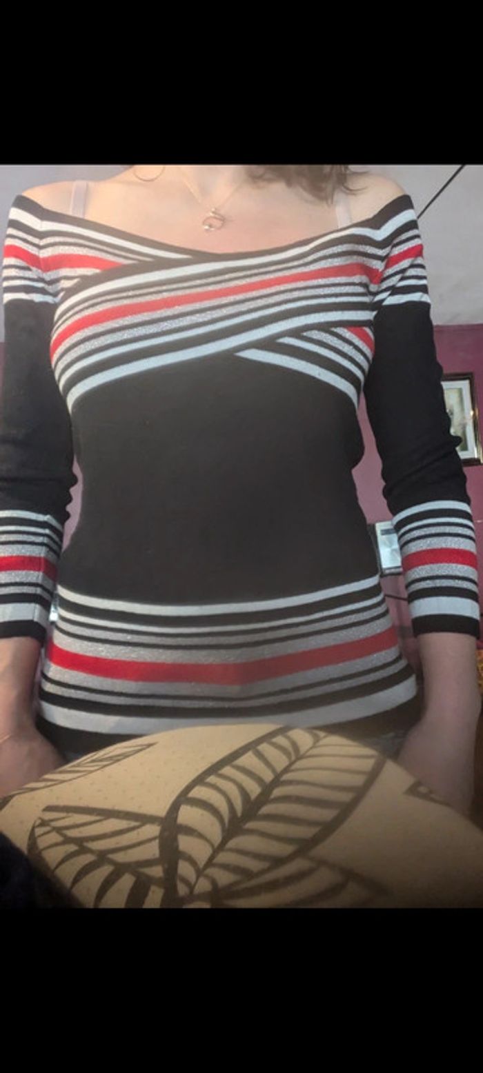 Pull Morgan épaule dénudé taille M - photo numéro 2