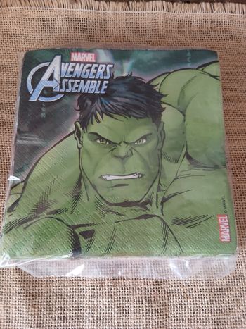 19 serviette en papier Marvel Avengers
