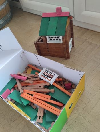 Jeu de construction en bois Jeujura
