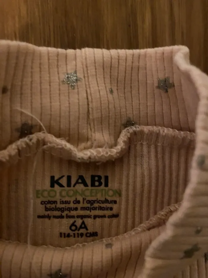 Sous pull fille rose et argent 6 ans Kiabi - photo numéro 3