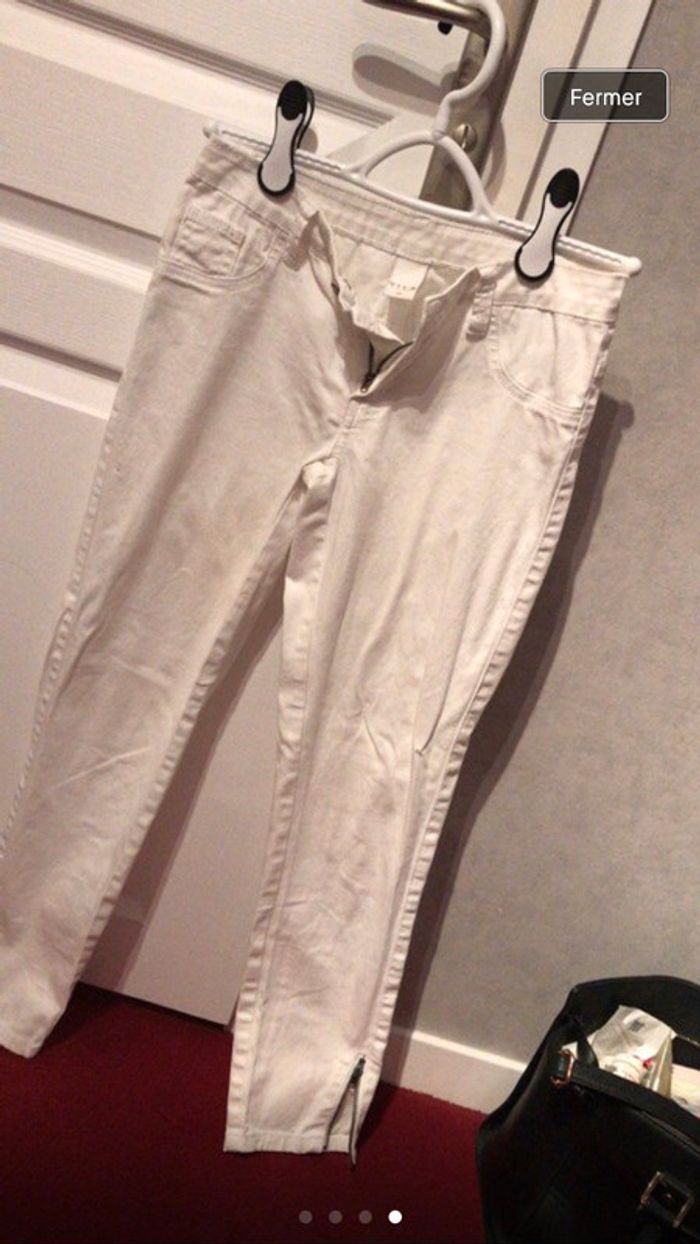 Jeans blanc - photo numéro 4