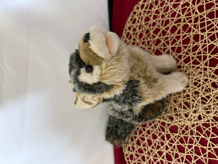 Scout Peluche en forme de loup assis