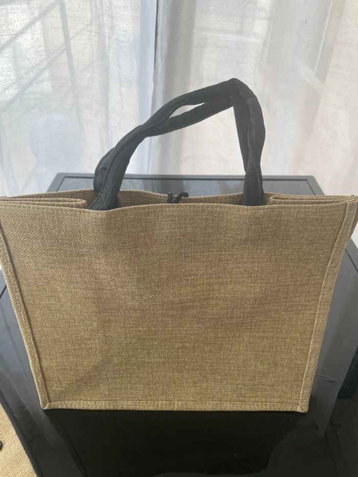 Sac de plage en toile de jute - photo numéro 8