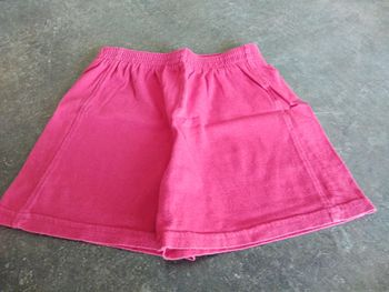 Short molleton rouge  4 ans Décathlon